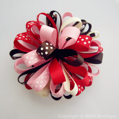 Back to School Loopy Hair Bow