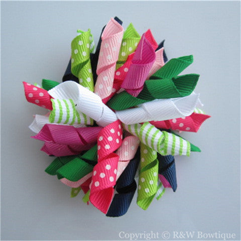 Bright Tulip Korker Hair Bow