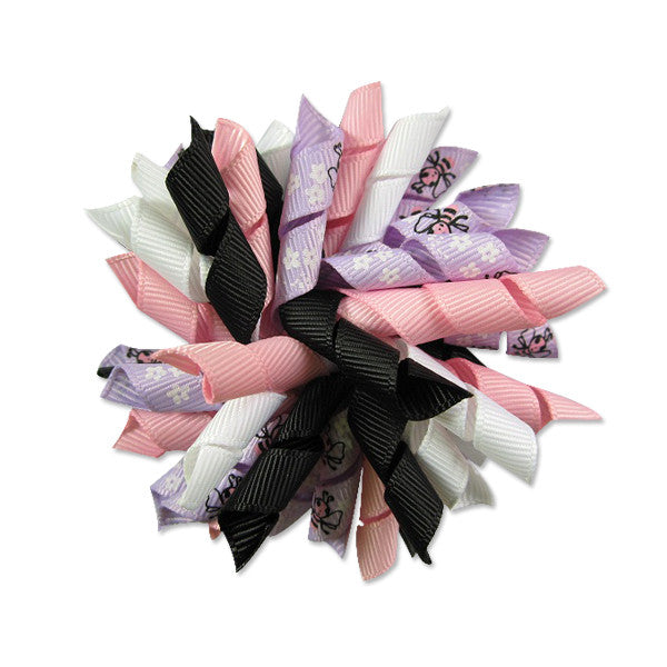 Bumble Bee Lavender Korker Hair Bow