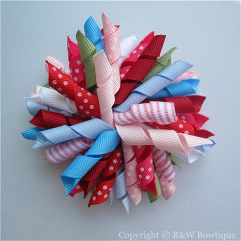 Burst of Spring - Baby Girl Korker Hair Bow