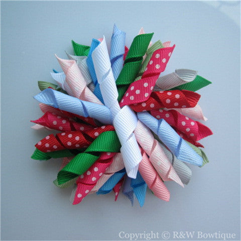 Burst of Spring - Big Girl Korker Hair Bow