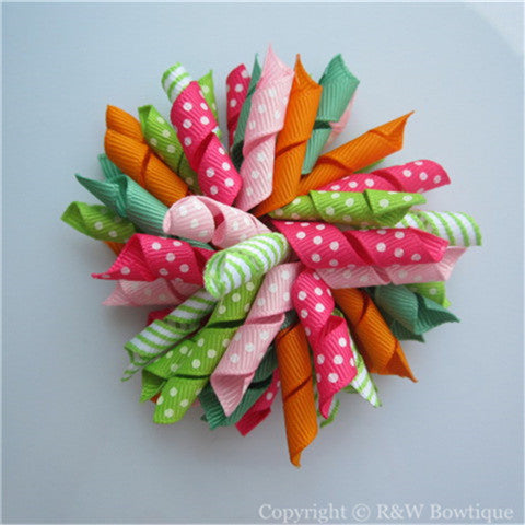 Cheery All the Way Korker Hair Bow