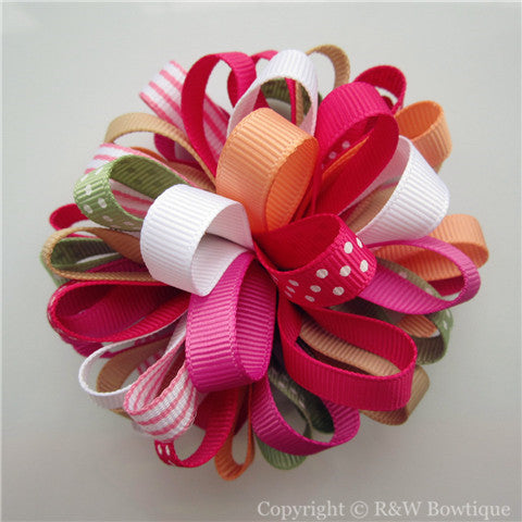 Cute as a Mouse Loopy Hair Bow