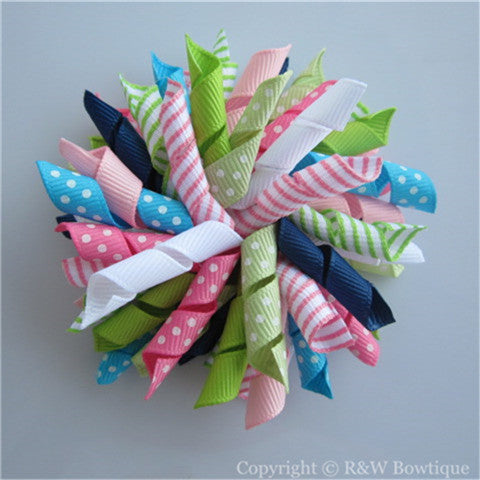 Flower Garden Korker Hair Bow
