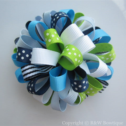 Greek Isle Style Loopy Hair Bow