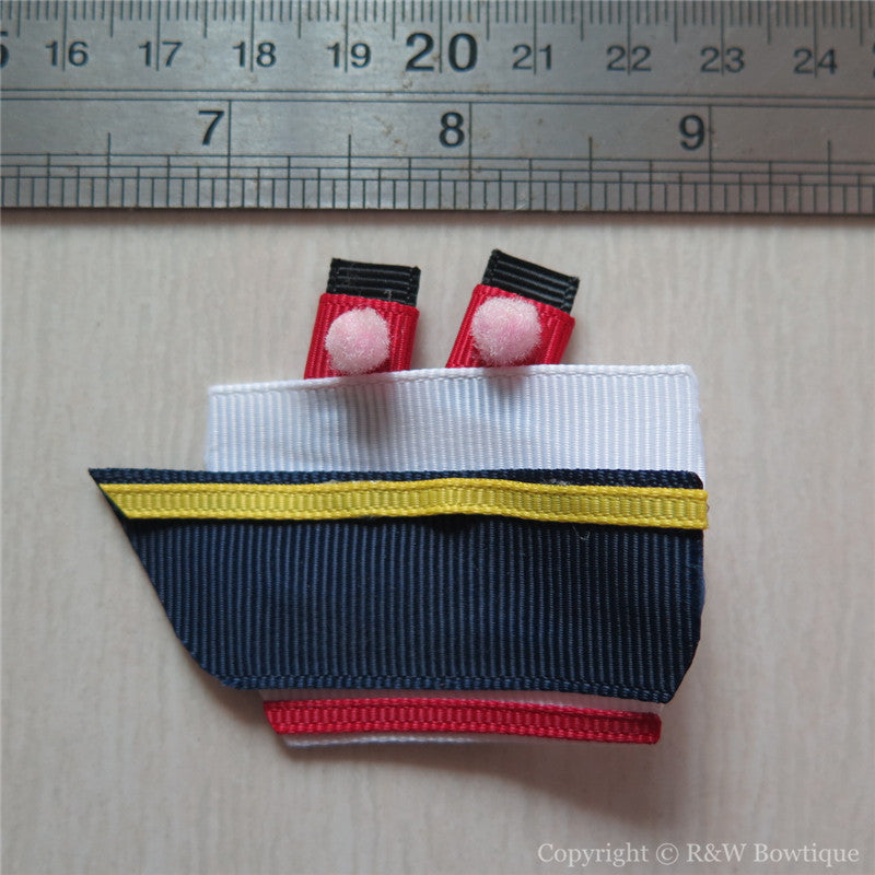 Steamship Sculptured Hair Clip