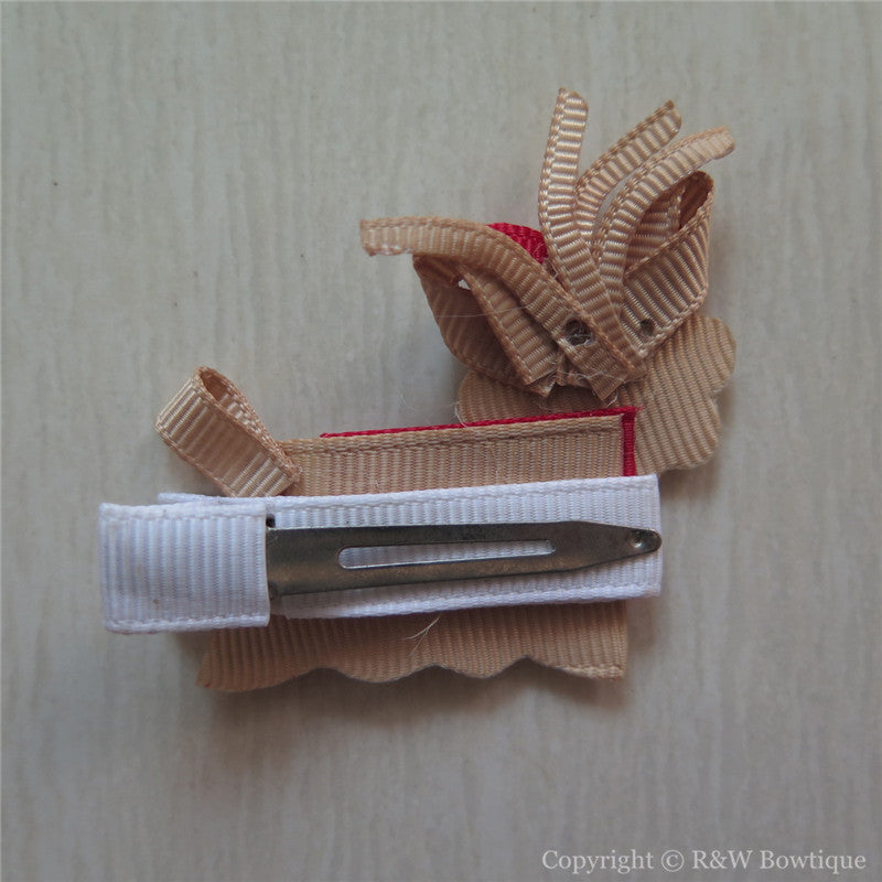 Yorkshire Terrier Sculptured Hair Clip
