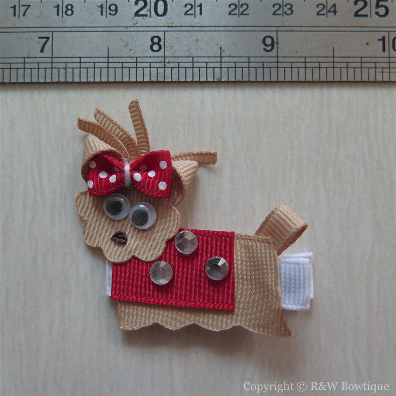 Yorkshire Terrier Sculptured Hair Clip