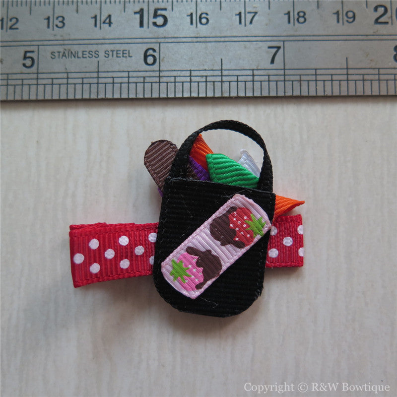 Candy Bag Sculptured Hair Clip