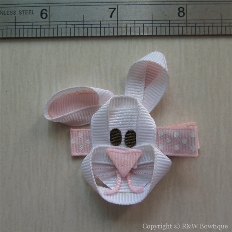 Easter Bunny #E Sculptured Hair Clip