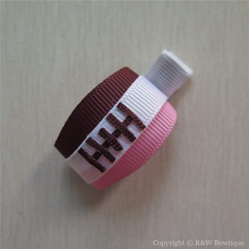 American Football Sculptured Hair Clip