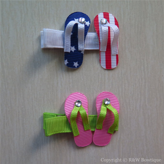 Flip Flop Sculptured Hair Clip