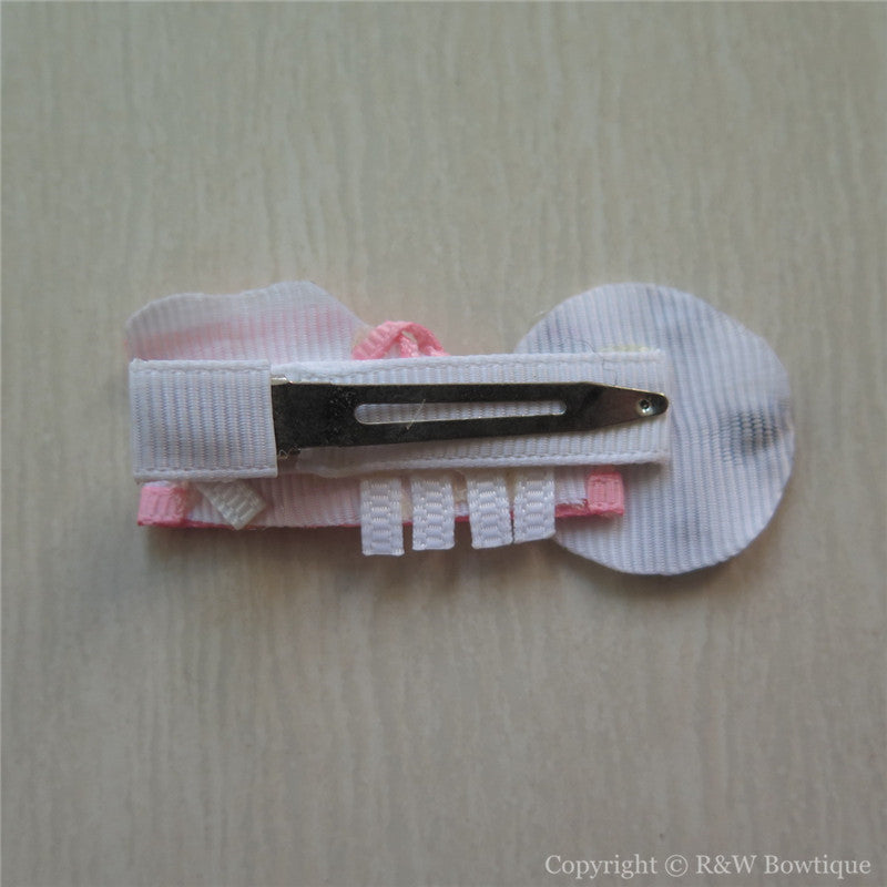 Kicking Football Sculptured Hair Clip