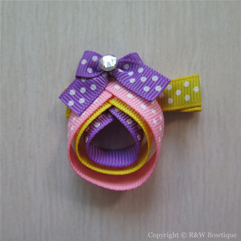 Easter Egg Sculptured Hair Clip