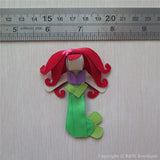 Princess Ariel #B Sculptured Hair Clip