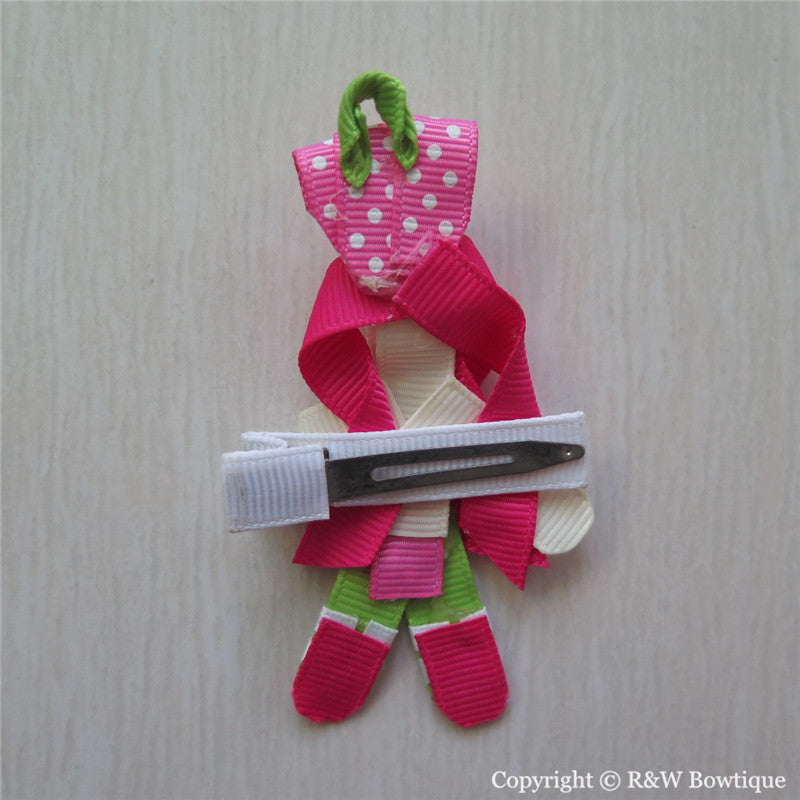 Strawberry Shortcake Sculptured Hair Clip
