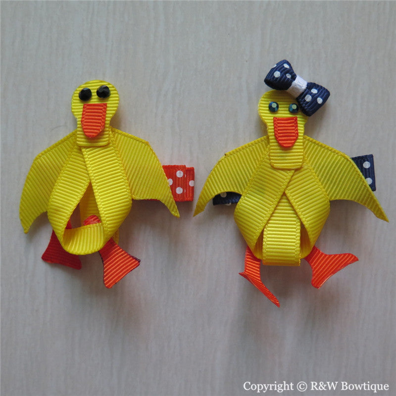 Duck Sculptured Hair Clip
