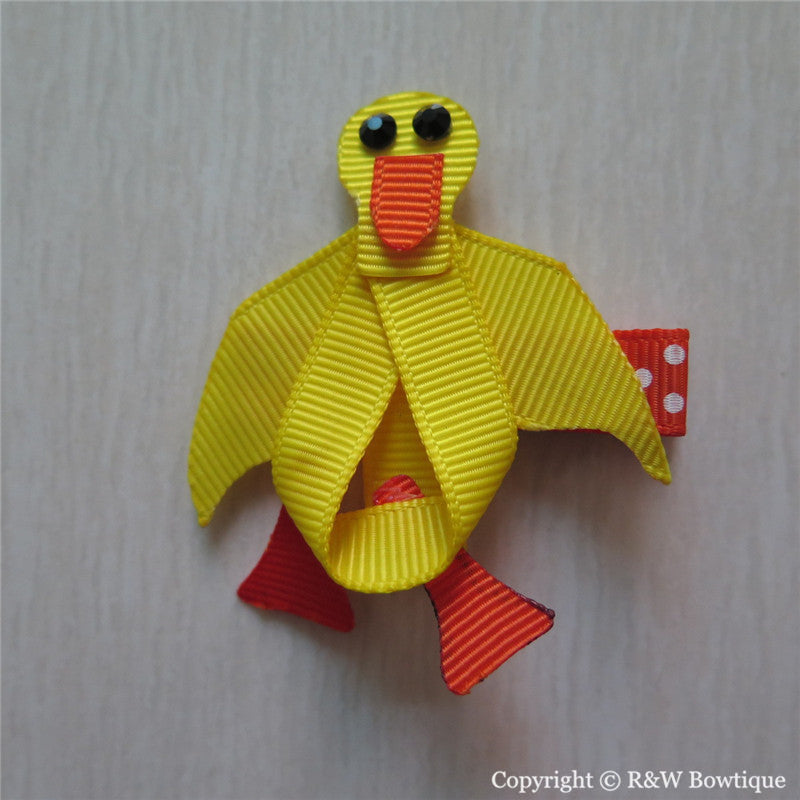 Duck Sculptured Hair Clip