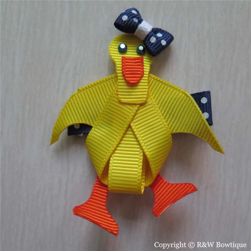 Duck Sculptured Hair Clip