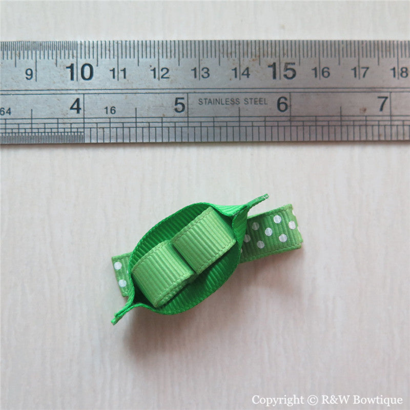 Pea Sculptured Hair Clip