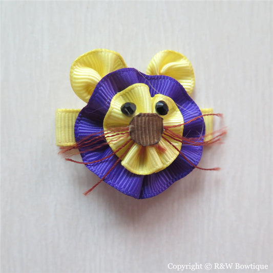 Lion #A Sculptured Hair Clip