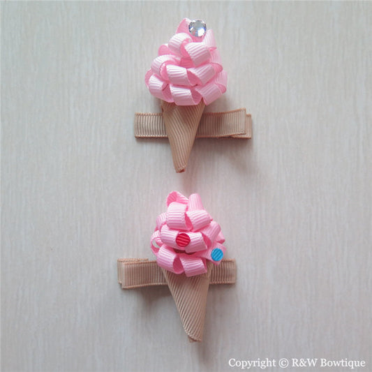 Ice Cream #B Sculptured Hair Clip