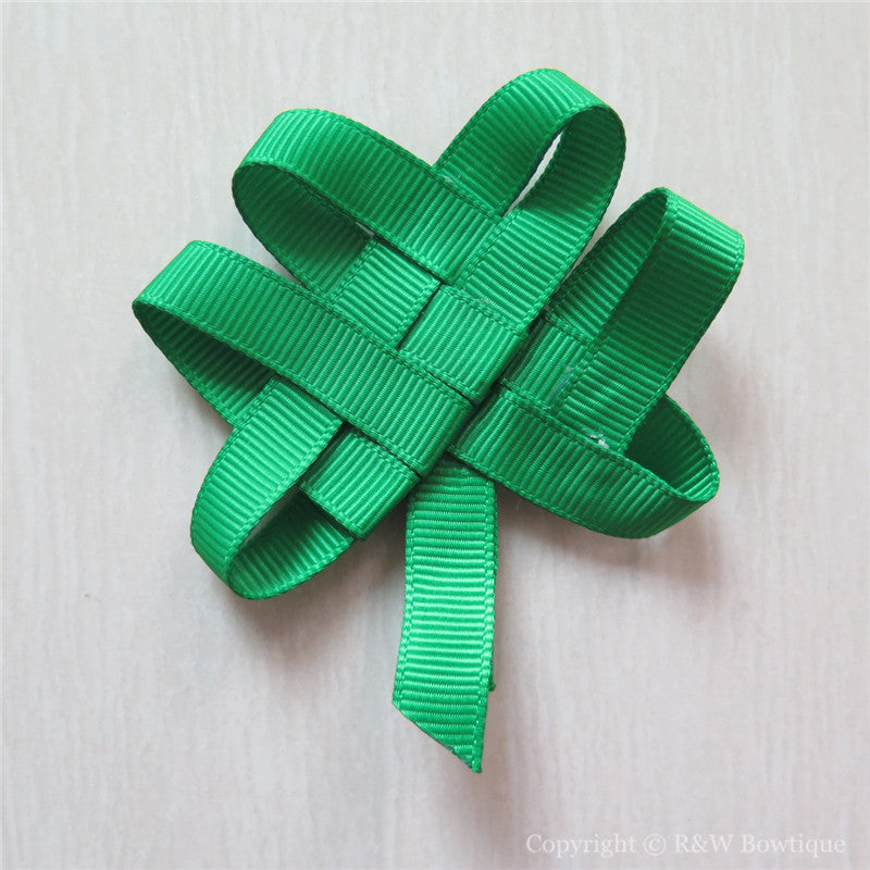 Shamrock #B Sculptured Hair Clip