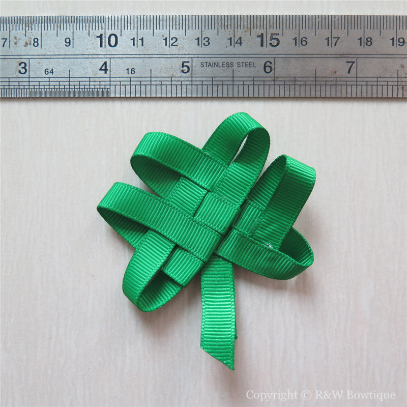 Shamrock #B Sculptured Hair Clip