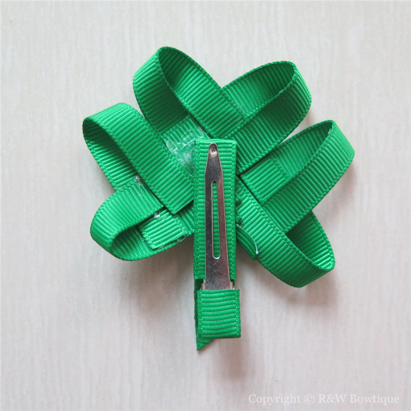 Shamrock #B Sculptured Hair Clip