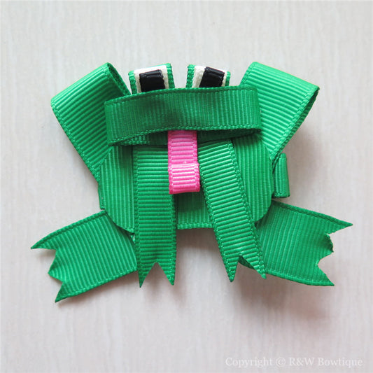 Frog #B Sculptured Hair Clip
