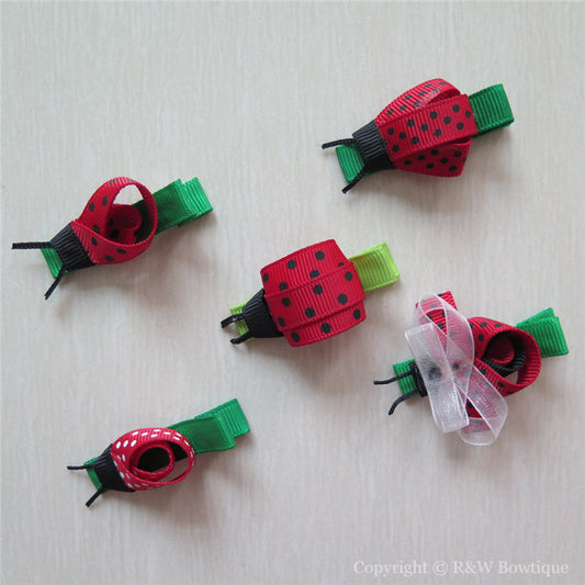 Ladybug Sculptured Hair Clip
