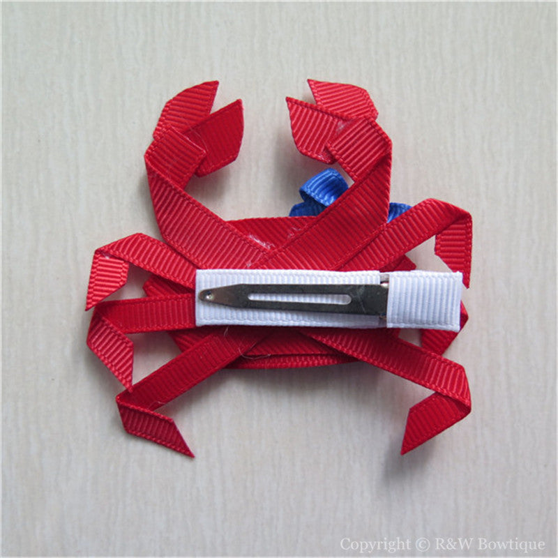 Crab #C Sculptured Hair Clip