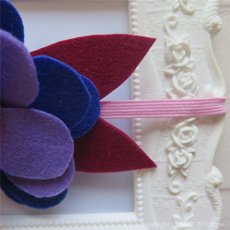 Disney Princess Mulan Inspired Felt Flower Crown Headband