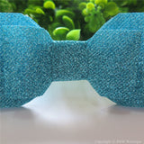 Turquoise Shimmery Oversize Hair Bow