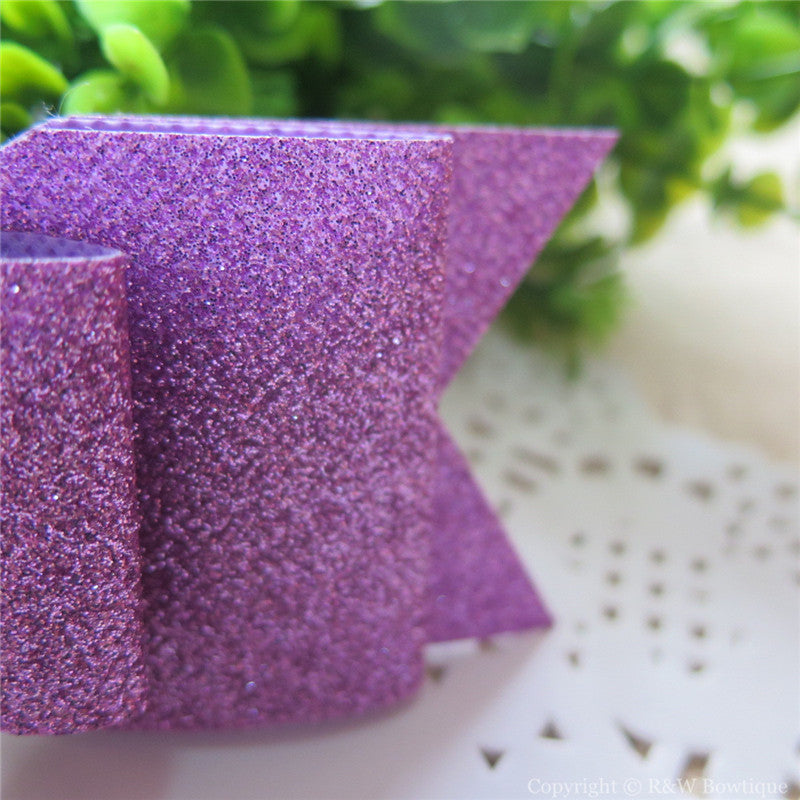 Lilac Shimmery Oversize Hair Bow