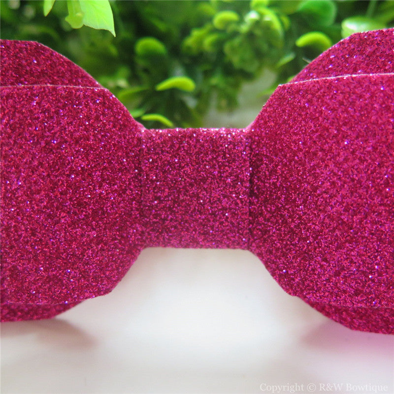 Azalea Shimmery Oversize Hair Bow