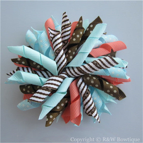 Ice Cream Social Korker Hair Bow