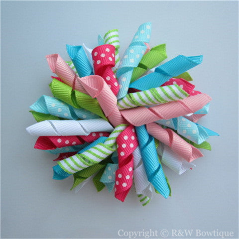 Poolside Palms Korker Hair Bow