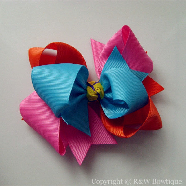 TB041 Large Twisted Boutique Hair Bow