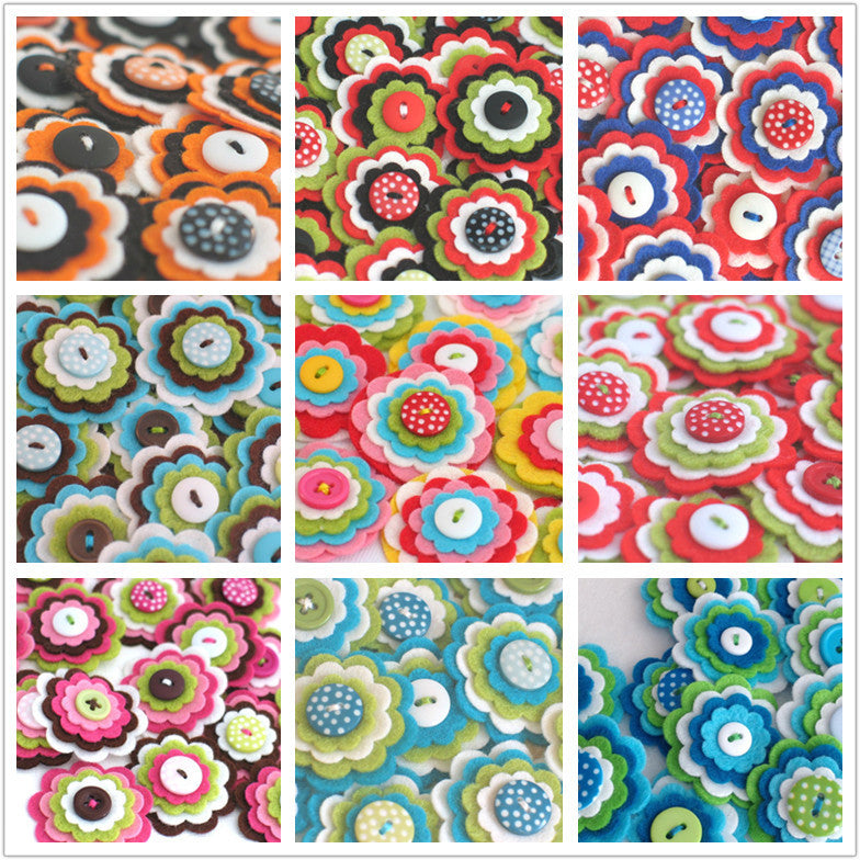 Felt Flower Embellishments