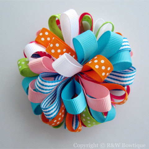 Baby Seahorse Loopy Hair Bow