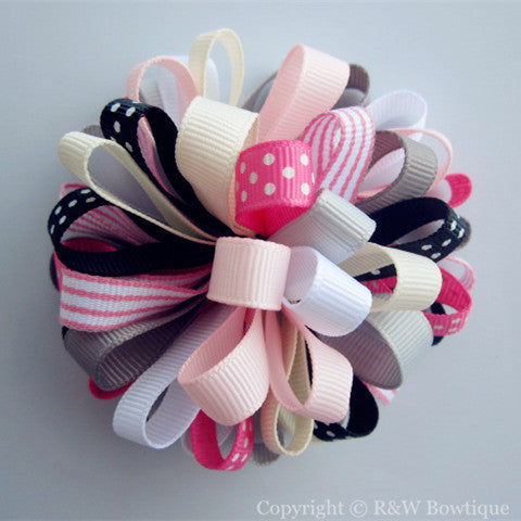 Back 2 School Loopy Hair Bow