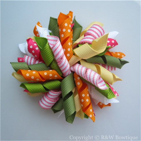 Batik Summer Korker Hair Bow