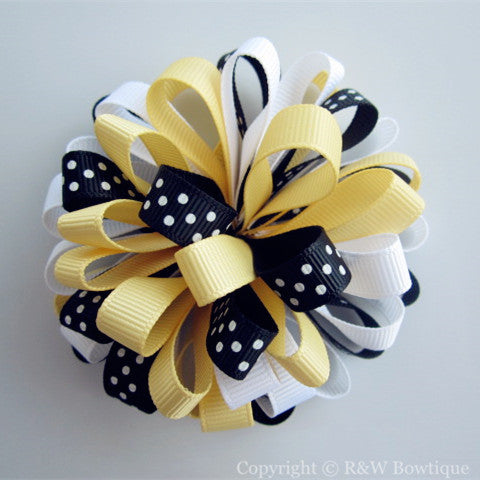 Cute as Can Bee Loopy Hair Bow