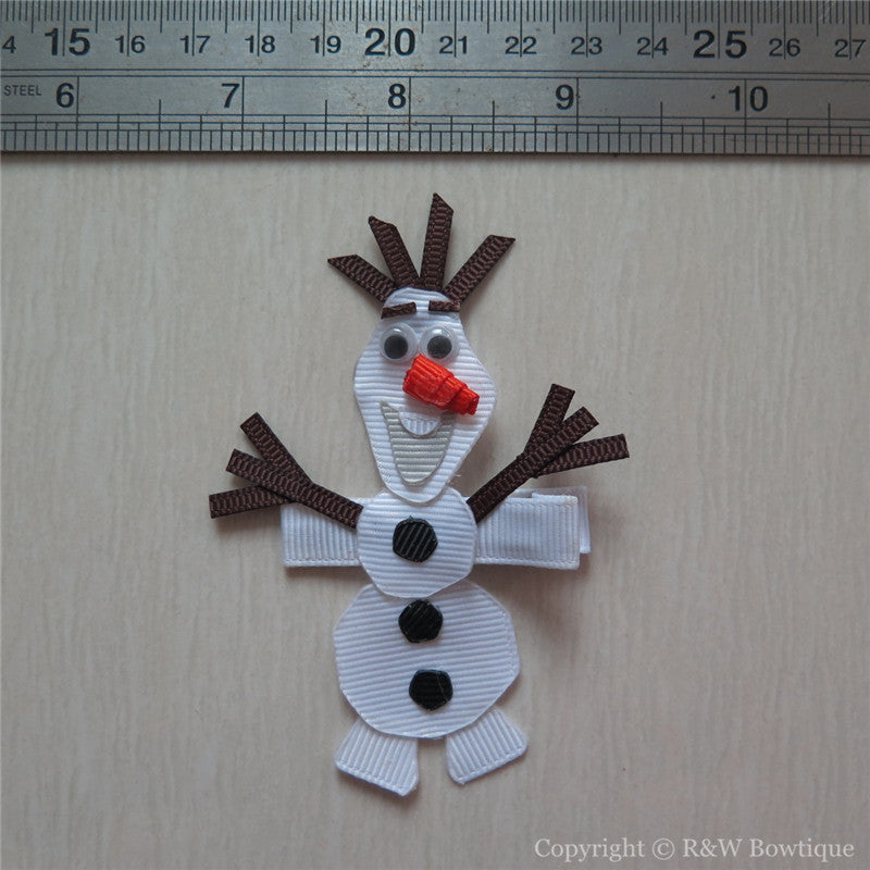 Frozen Olaf #A Sculptured Hair Clip
