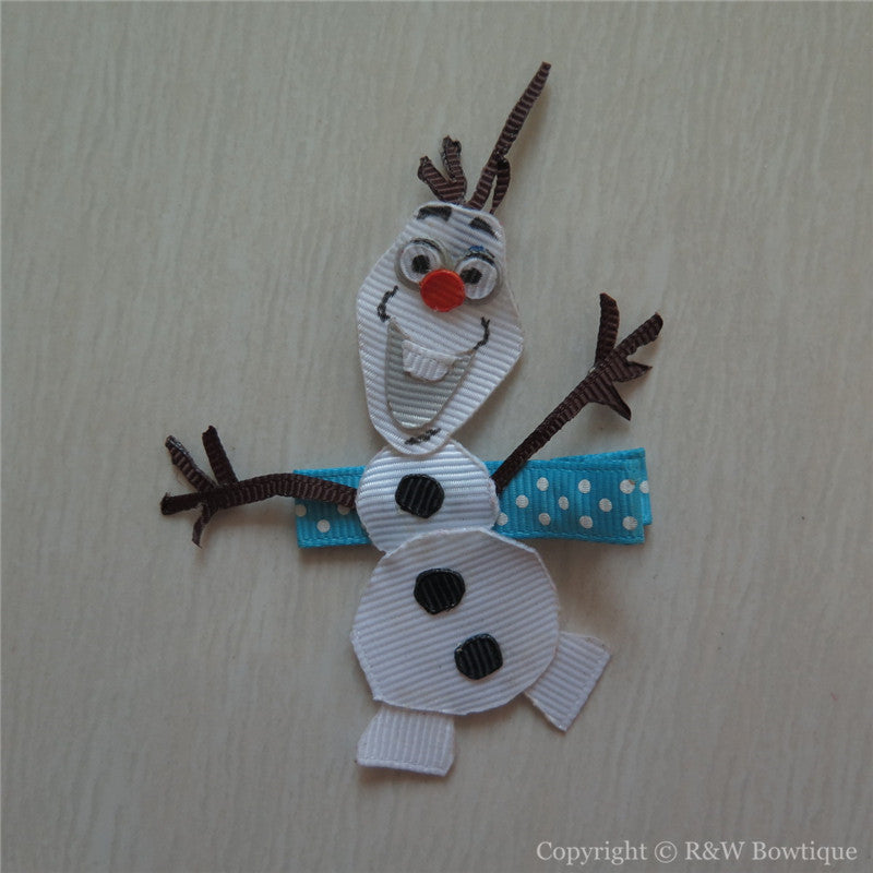 Frozen Olaf #B Sculptured Hair Clip