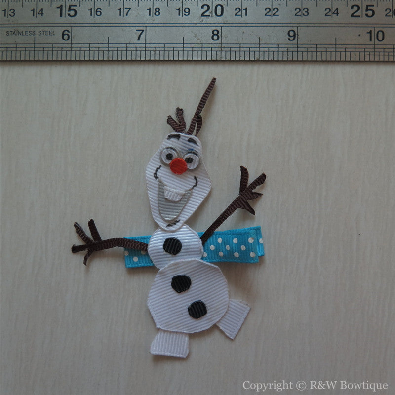 Frozen Olaf #B Sculptured Hair Clip