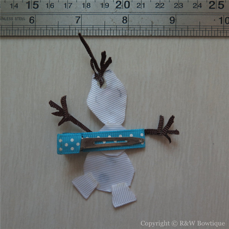 Frozen Olaf #B Sculptured Hair Clip