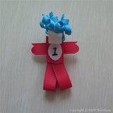 Thing 1 and Thing 2 Sculptured Hair Clip 