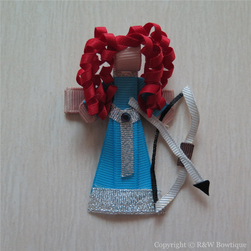 Brave Merida #A Sculptured Hair Clip